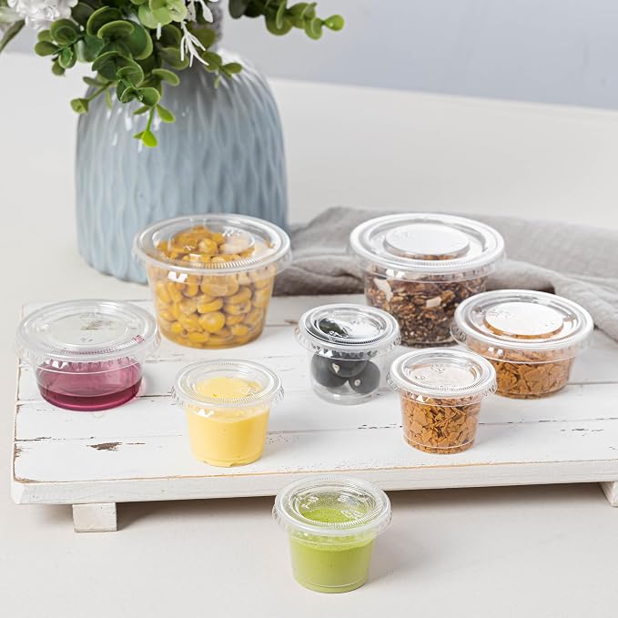 HOMIP 100PACK 2oz Plastic Portion Cups - Image 6