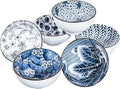 Japanese Style Ceramic Rice Bowls, 10 Ounces Small Salad, Ice Cream Snack Dip by SwuutKitchen