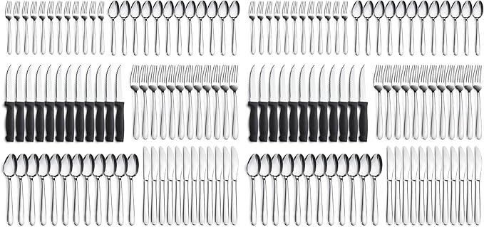 Pleafind 72-Pieces Silverware Set by Pleafind