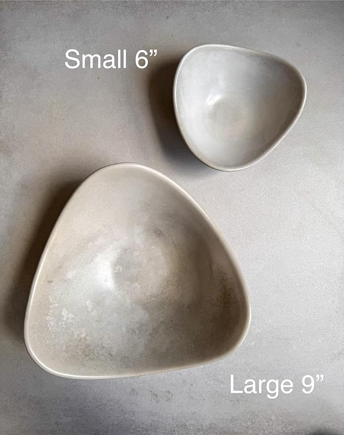 Wavy Concrete Bowl, Minimalist Key Bowl, Modern Cement Bowl, Entrway Catchall, Home Decor for Coffee Table, Jewlery Dish, Air Plant Holder, Small Stone Bowl (Small)