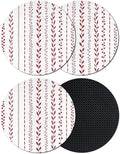 Simple Stripes Coasters Set of 4, Absorbent Coasters by Unknown