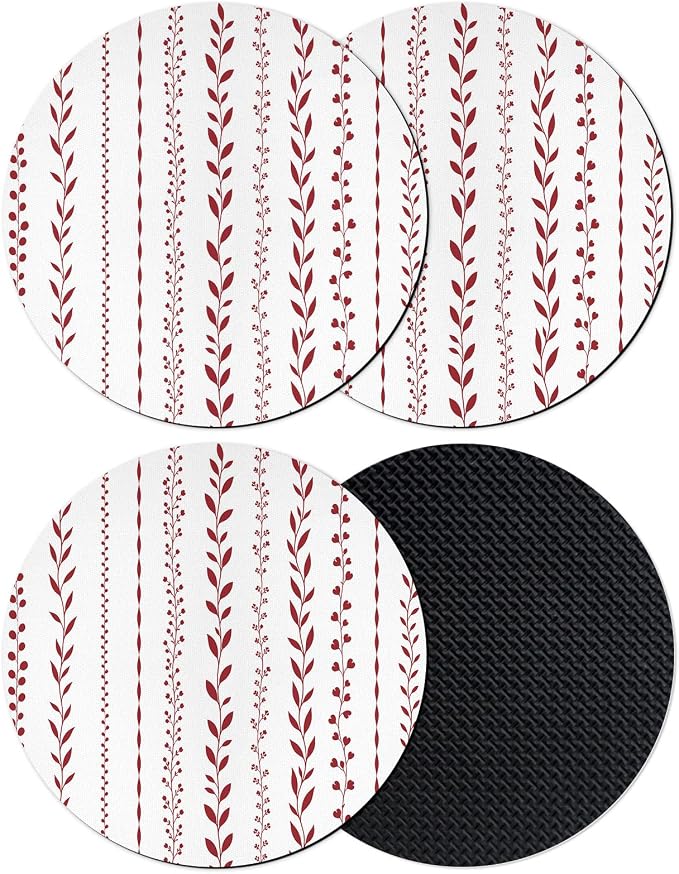 Simple Stripes Coasters Set of 4, Absorbent Coasters by Unknown