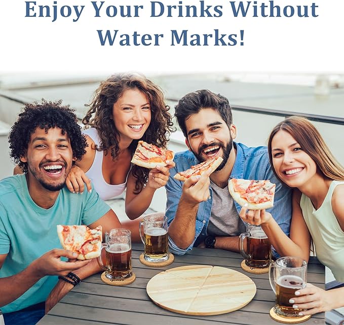 6 PCS Funny Schitts Cork Coasters for Drinks,Schitts TV Show Merchandise,Set with Coaster Holder Coffee Table Tea Table bar,Creek TV Themed Coasters Gifts for Fans