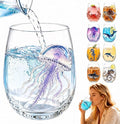 3D Floating Jellyfish Stemless Wine Glass, Artistic Ocean Tumbler | Unique by Unknown