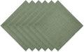 DII Variegated Tabletop Collection, Napkin Set, Artichoke Green, 6 Piece by DII