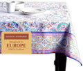 Maison d' Hermine Table Cloth Rectangle Table 100% Cotton 60 x 90 Inches Tablecloth Reusable Decorative for Dining Room Farmhouse Home Valentines Day Decorations Spring Summer - Indian Floral