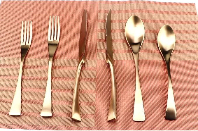 6-Piece Flatware Set, Extra Thick Heavy Duty - Image 4