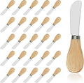 25 Piece Small Cheese Spreader Knives Set, Mini Stainless Steel Butter Knife by DIFENLUN