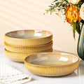 8.5" Ceramic Pasta Bowls Set of 4, Salad Bowls | Versatile Serving Bowls by TheTerra