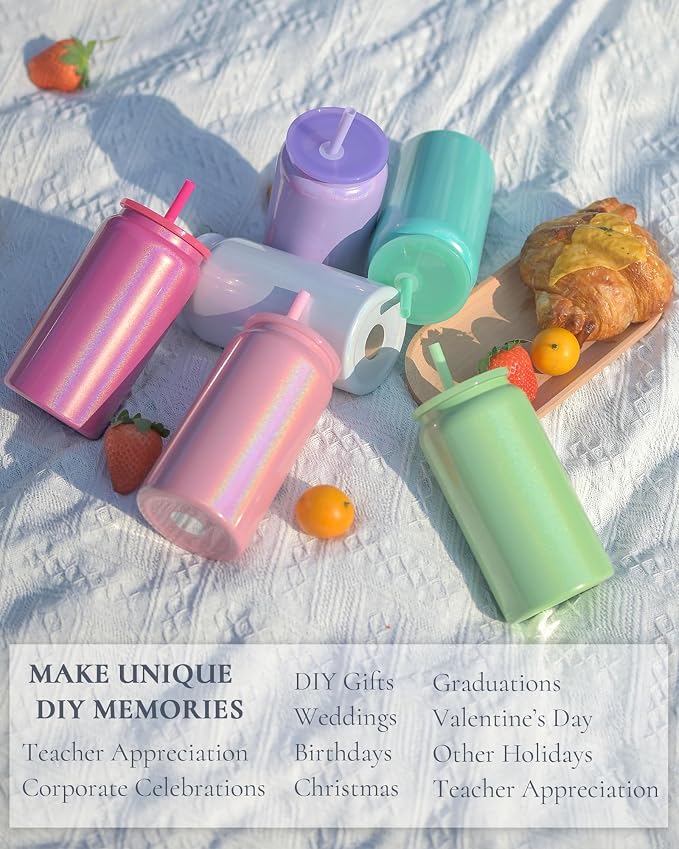 6 Pack 16 oz Tumbler, Insulated Tumbler - Image 4