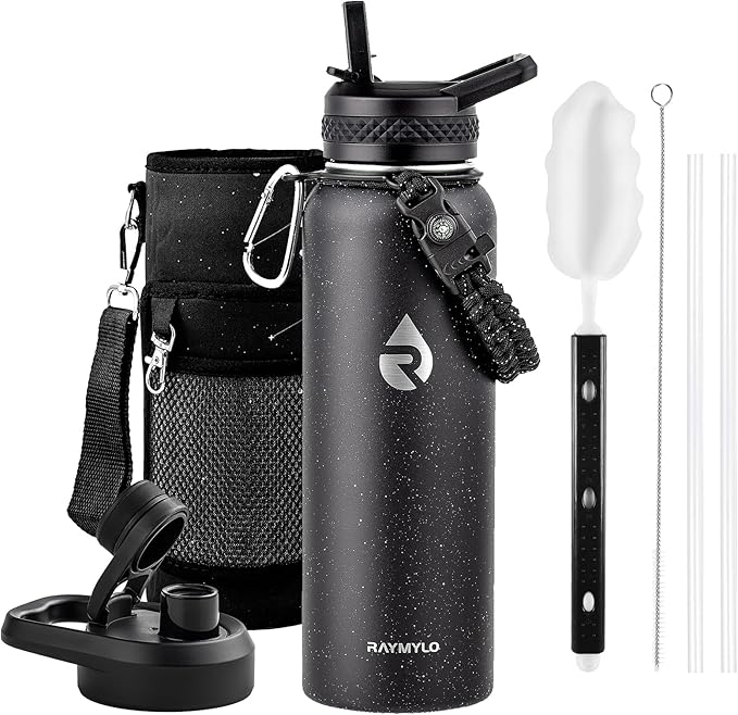 RAYMYLO Insulated Water Bottle 40 oz, Triple Wall Vacuum Stainless Steel | by RAYMYLO