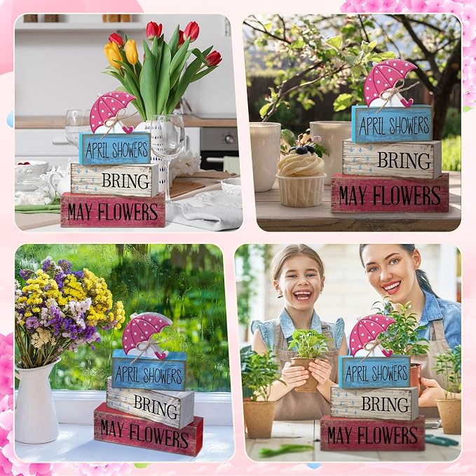 Moucuny 4 Pcs Spring Summer Decorations - Image 4