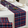 Gilprop 6 Pcs 72 x 13'' Tartan Plaid Babyshower Table Runner Vintage Birthday by Gilprop