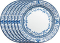 Corelle Vitrelle 6 PIECE Dinner Plates Set Triple Layer Glass and Chip Resistant by Corelle
