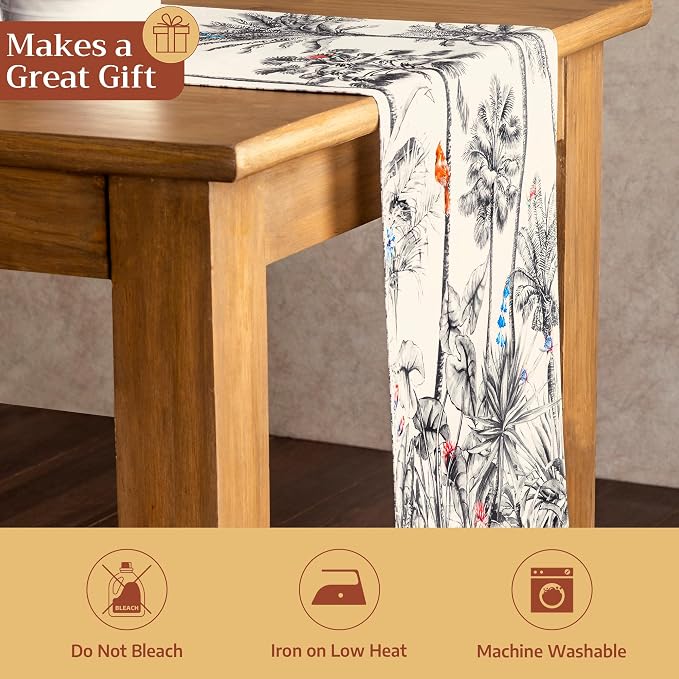 Maison d' Hermine Table Runner 100% Cotton 14.50" x 72" | Table Runners 72 - Image 5