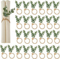 APTWOW 36PCS Napkin Rings, Easter Napkin Rings, Wood Bead Farmhouse Napkins by APTWOW