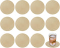 uxcell Round Faux Leather Coasters 4 Inch, Drink Coasters Suit by uxcell