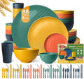 Teivio 88-Piece Plates and Bowls Sets by Teivio