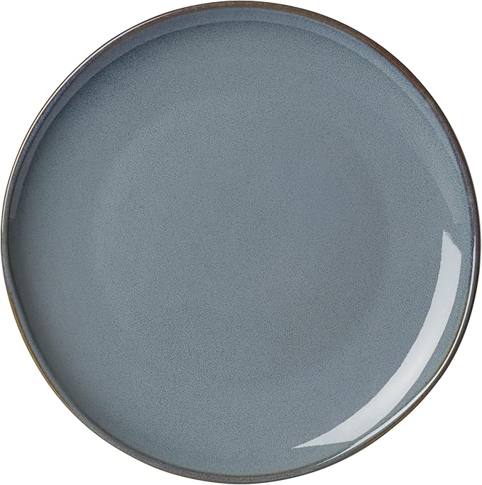 Oneida 897199 Organic Shades 12-Piece Dinnerware Set, Slate Blue - Image 4