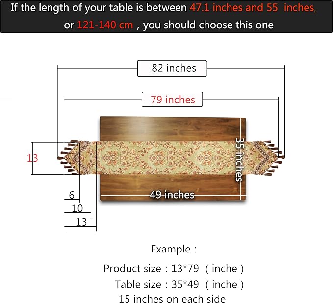 Luxury Velvet Gold Table Runner 79 Inches Long - Image 2
