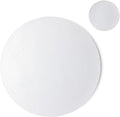 Set of 8 PU Leather Placemats, Waterproof Coffee Coasters, Kitchen Table Mats, Easy to Wipe Off for Dining Round Table
