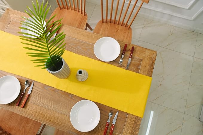 2 Piece Fabric in 1 Dining Table Runner 12 x 48 inches Living Room Dinner - Image 6