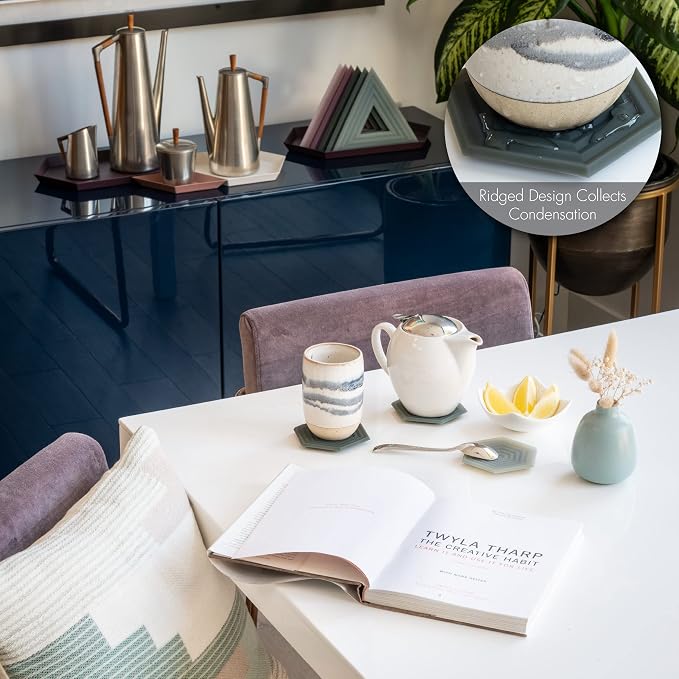 LINE+ARC Silicone Coasters feat. in NYT WireCutter | Waterproof, anti-stain - Image 8