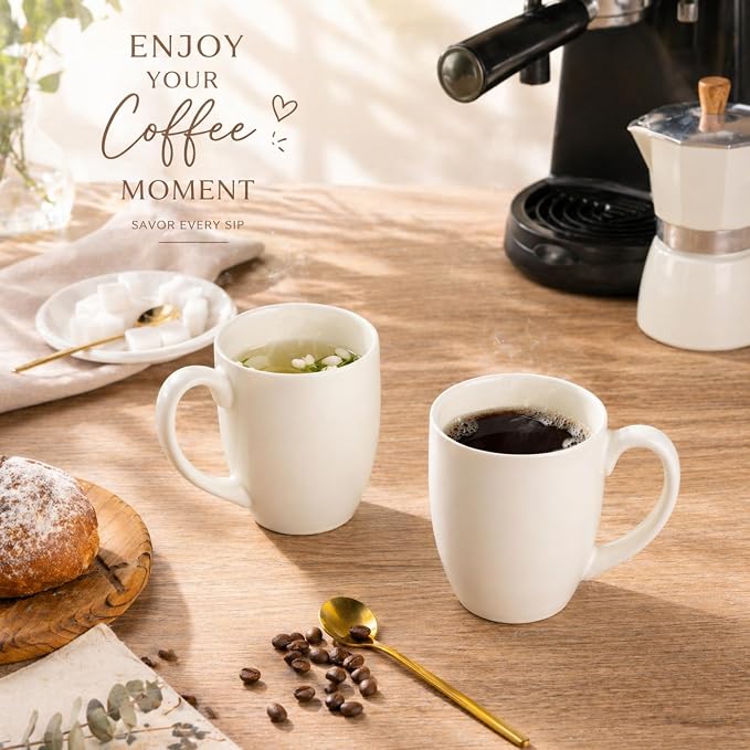 AmorArc 12oz Coffee Mugs Set of 6, Ceramic Coffee Mugs - Image 6