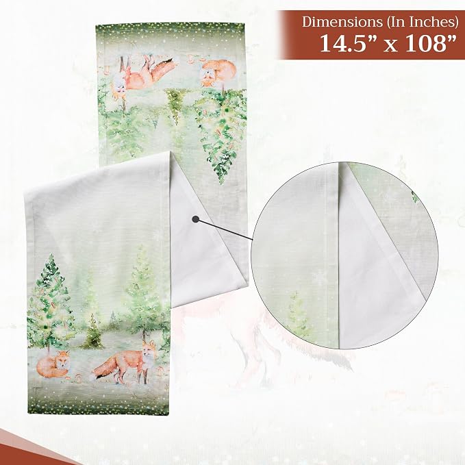 Maison d' Hermine Table Runner 100% Cotton 14.50" x 108" | Table Runners 108 - Image 4