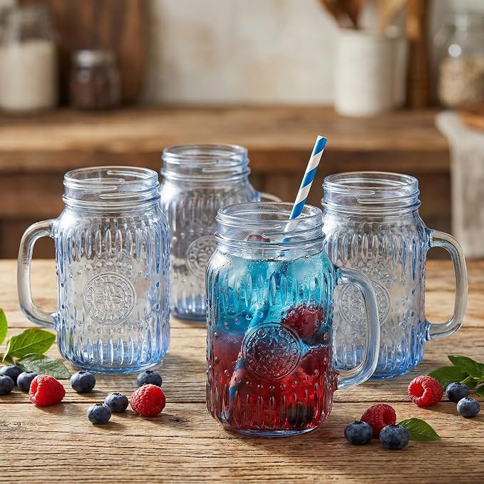 SUT Mason Jar Drinking Glasses - Image 5