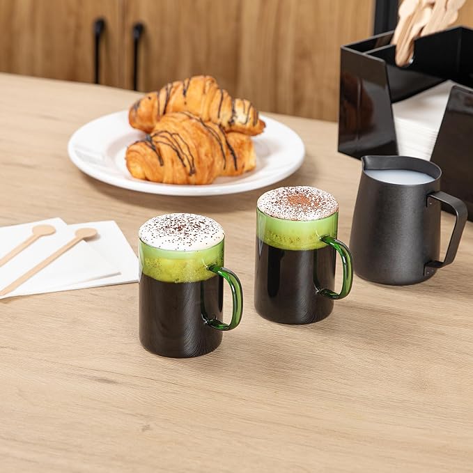 Restaurantware Glass Coffee Mug 2 Count 7 Oz Borosilicate Tea Cup - Image 8