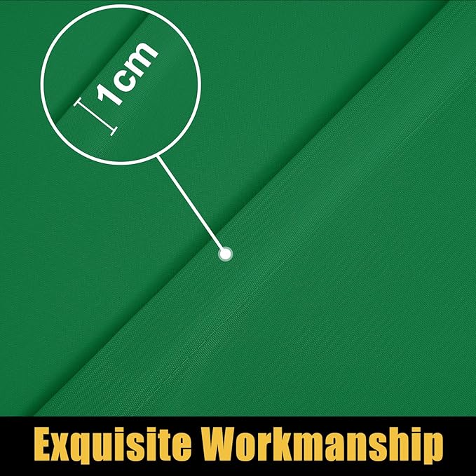 Smiry Rectangle Picnic Table Cloth, Waterproof Elastic Fitted Tablecloths for 6 Foot Tables, Washable Polyester Table Cover for Camping, Indoor and Outdoor (Hunter Green, 30"x72")