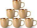 LERATIO Ceramic Coffee Mugs Set of 6, 12oz Handmade Coffee Mugs Set | Large by LeRatio