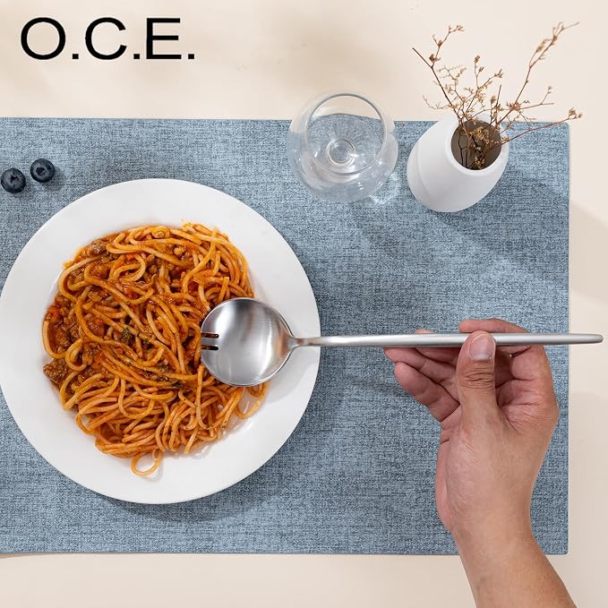 Salad Servers, O.C.E. Spoon and Fork Set, 10.3 inch Salad Utensils, Premium - Image 5