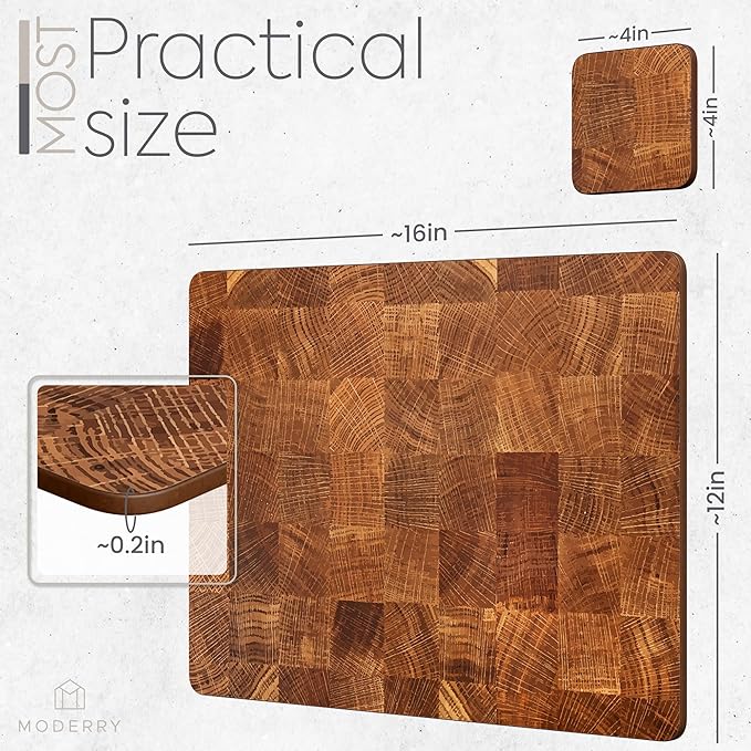 Set of 4 Heat Resistant Cork Placemats for Dining Table with Free Set of 4 Matching Drink Coasters Marble Design 16 x 12 Inches Cork Backed Hard Placemats (Honey Oak)