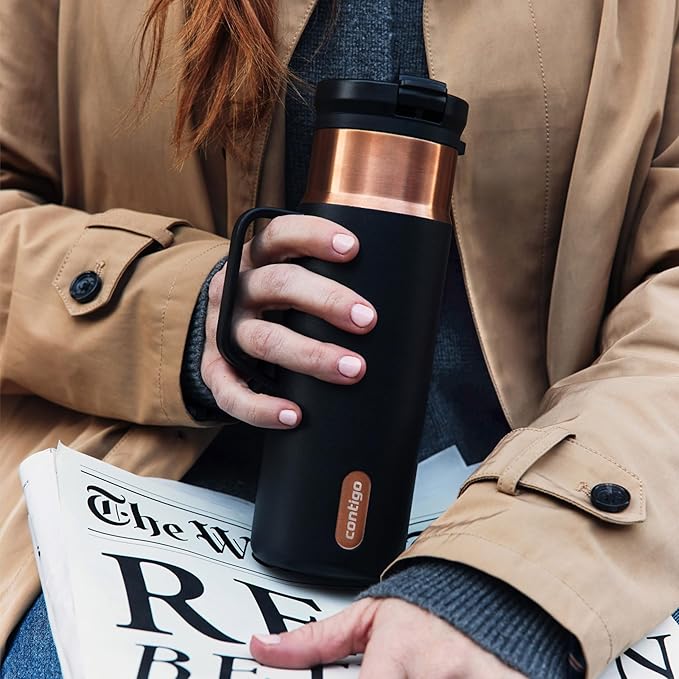 Contigo SnapSeal 20 oz Stainless Steel Vacuum-Insulated Water Bottle - Image 6
