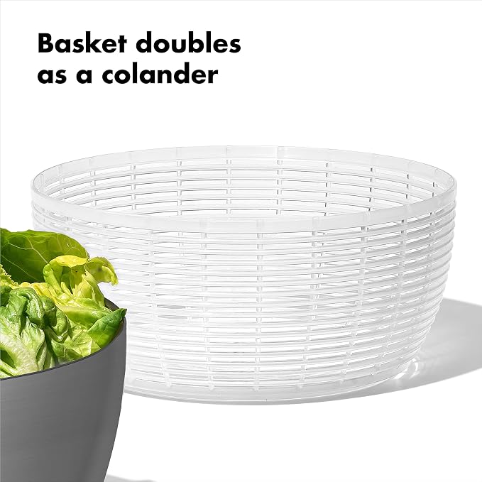 OXO Steel Salad Spinner - Image 5