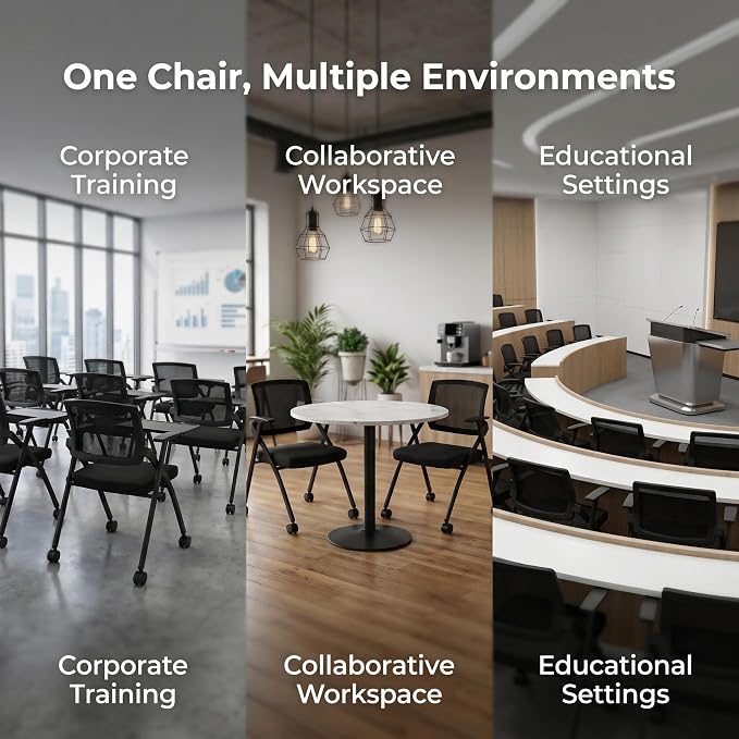 24 Pack Folding Office Chair - Image 4
