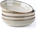 AmorArc 8.5’’ Ceramic Pasta Bowls Set of 4, 36oz Large Stoneware Bowls Set | by AmorArc
