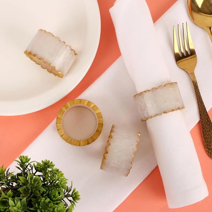 ALPHA Living HOME Epoxy Resin Napkin Rings - Image 7