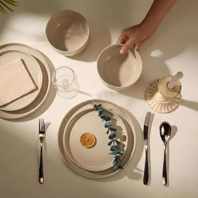 Ceramic Dinnerware Set, 12-Piece Service - Image 4
