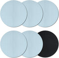 Sky Blue Thin Lines Coasters Set of 6, Absorbent Coasters by Unknown