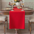 Red Table Runner, Waterproof Washable Runners 48 Inches Long | Reusable 12x48 by KAIPHO