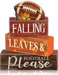 Moucuny 4 Pcs Fall Football Table Decorations by Moucuny