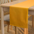 Encasa XO Table Runner, Cotton Canvas Dining Runner 13"x104" | Mango, 180 GSM by EncasaXO