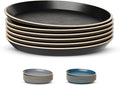 KooK Salad Plates, Ceramic Round Dishes by Kook