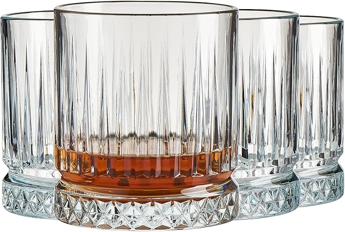 Pasabahce Exclusive Whiskey & Cocktail Glasses Set Of 4 by Pasabahce