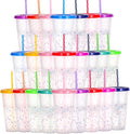 Color Changing Cups, 24 Pack 24oz Plastic Tumblers, Reusable Iced Coffee & by Alohastarttg