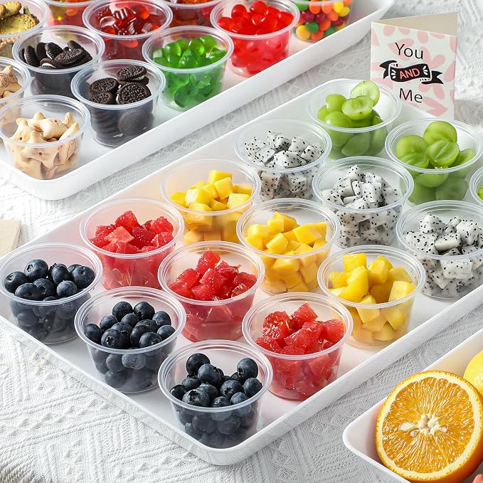 AOZITA 400 Set 5.5 oz Portion Cups, Jello Shot Cups - Image 5
