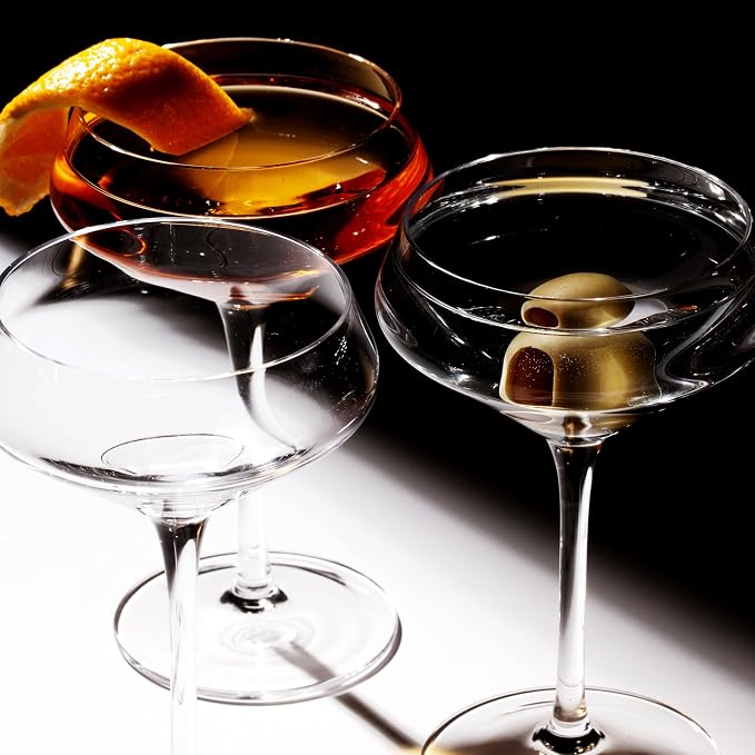 LEMONSODA Nick & Nora Martini Glasses, Cocktail Glasses | Classic 1930s 50s - Image 5